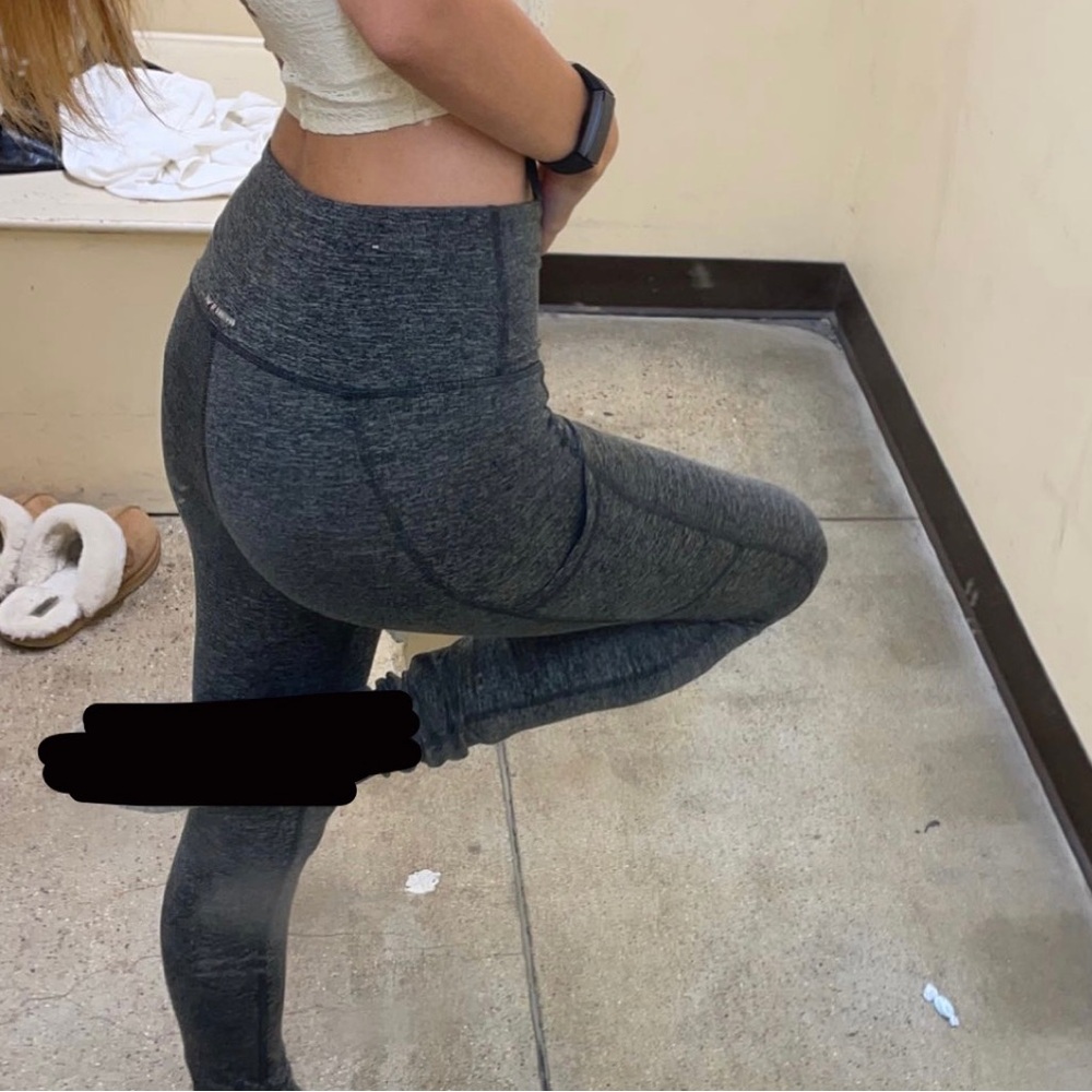 Aerie High Waisted Grey Yoga Athletic Leggings